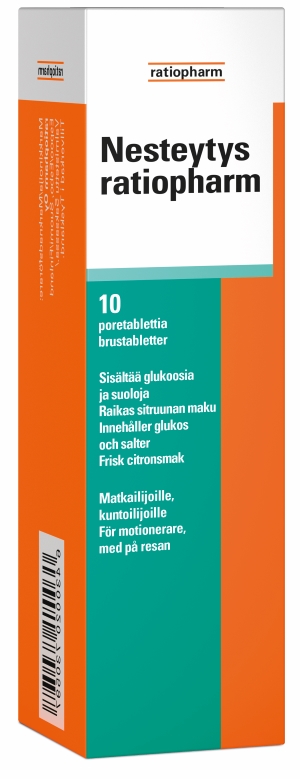 Nesteytys ratiopharm 10 poretablettia